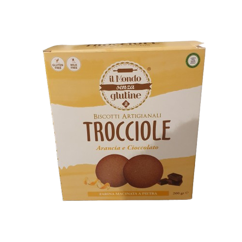 Trocciole mit Orange und Schokolade