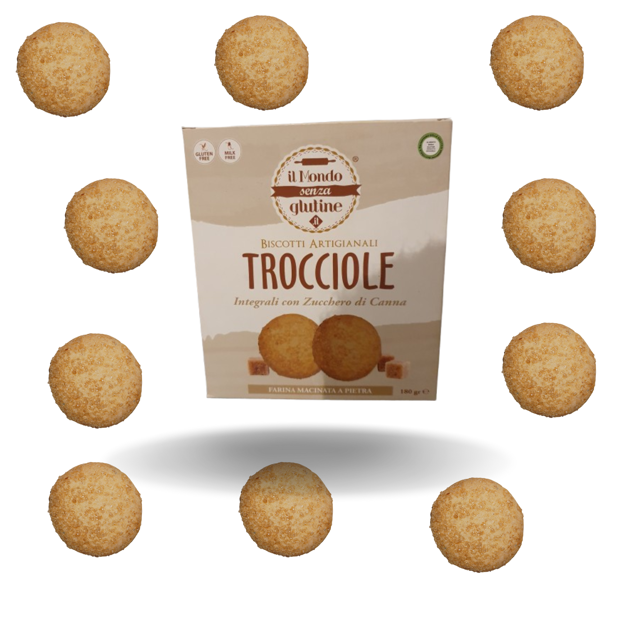 🌾🍪 Vollkorn-Trocciole mit Rohrzucker – Gluten- & Milchfrei