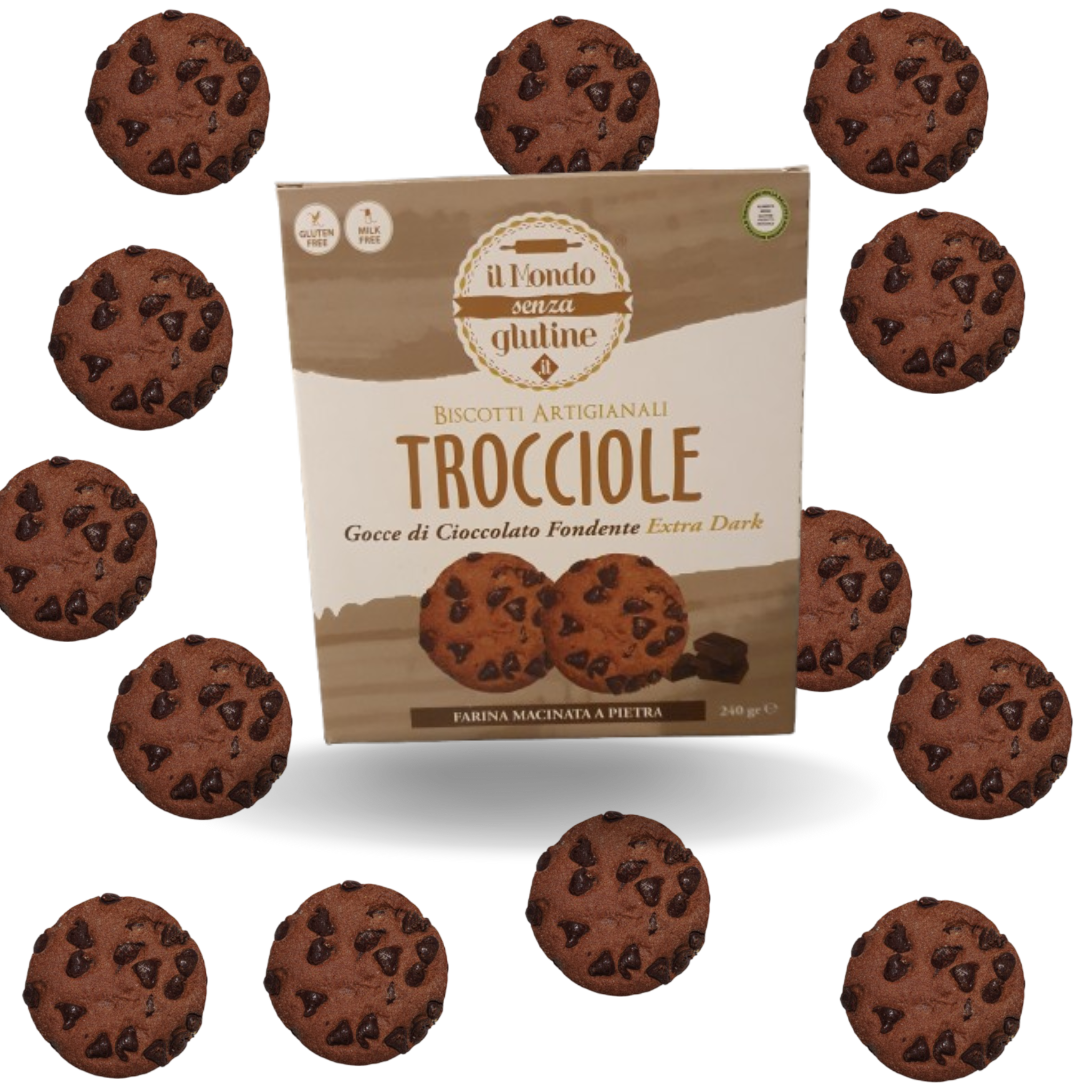 Trocciole Extra Dark – Glutenfrei ohne Milch 🍪🍫